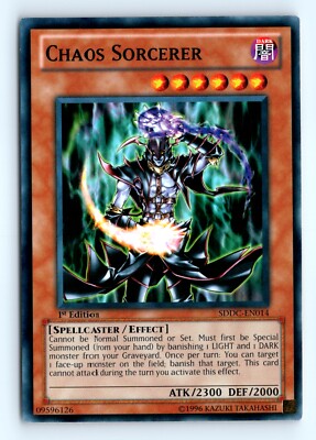 Yu-Gi-Uh Chaos Sorcerer #SDDC-EN014 Structure Deck: Dragons Collide tcg LP-image