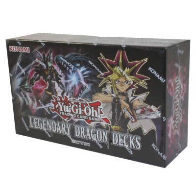 YuGiOh Legendary Dragon Decks ( Sealed Decks Unsealed Box READ DESCRIPTION)-image