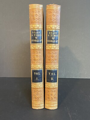 Diary Illustrative of the Times of George the Fourth 2V 1838 1st Leather-image