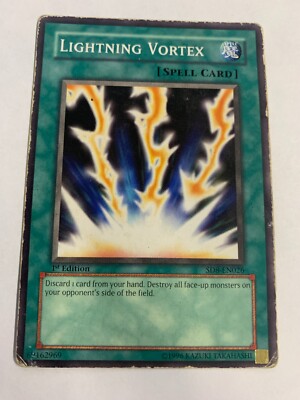 Lightning Vortex SD8-EN026 Structure Deck: Lord of the Storm 1st Edition-image