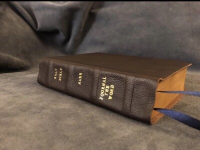 New American Standard nasb Journal The Word journaling bible Genuine Leather-image