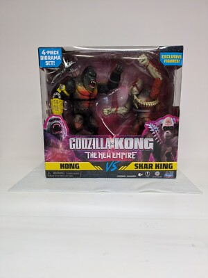 Godzilla x Kong The New Empire 2024 Kong vs Skar King Action Figure Set NEW-image