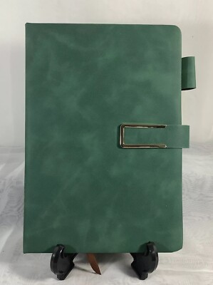 Leather Bound Journal Notebook Diary Green 8.5 x 6
