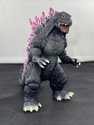 1999/2000 BANDAI 6” GODZILLA Vinyl Figure VS Megaguirus Purple Dorsal Plates-image