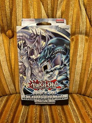YuGiOh Saga of Blue-Eyes White Dragon Structure Deck Unlimited Edition Sealed-image