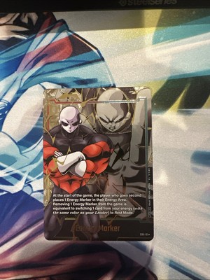 Jiren Energy Marker Promo Prize Gold E03-01 Dragon Ball Fusion World Card Eng-image