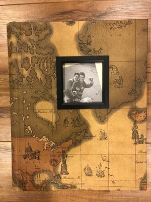 Travel Photo Album 4x6 format Holds 240 Archival quality Acid free Leather cover-image