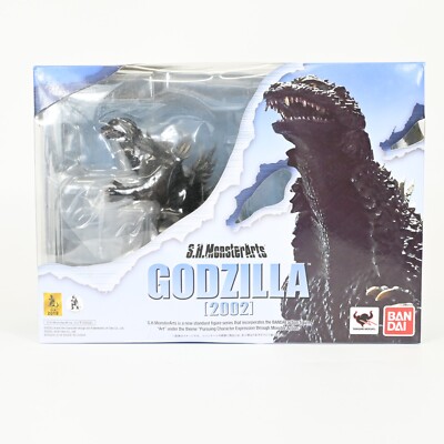 S.H.MonsterArts Godzilla 2002 Action Figure Bandai Tamashii Nation Japan-image