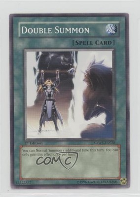 2009 Yu-Gi-Oh! Warriors' Strike Structure Deck 1st Edition Double Summon 0b5-image