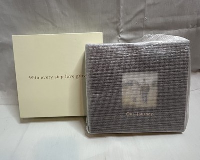 Our Journey Photo Album - With Every Step Love Grows - NIB, Photo Size 4” X 6”-image