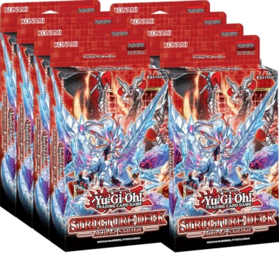 Yugioh TCG Albaz Strike 1st Edition Structure Deck DISPLAY Box 8 Decks SEALED!!-image