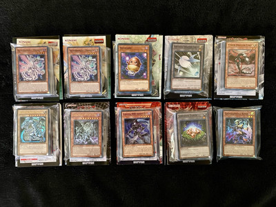 10 Yu-Gi-Oh! Structure Decks Near Mint Over 400 Cards!-image