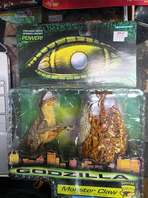 Godzilla Movie Monster Claw Hatchling With Egg Action Figure Trendmasters 1998-image