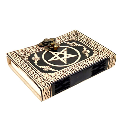 Vintage leather Bound Journal Antique Handmade Notebook Diary Sketchbook-image