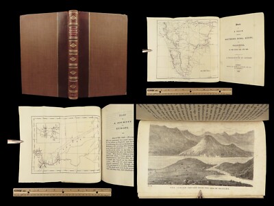 1823 Diary of Tour in EGYPT South INDIA Palestine MAPS Voyages Digby Mackworth-image