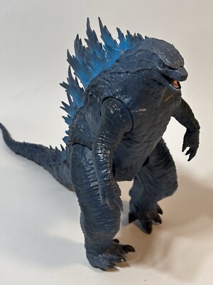 Lg Legendary Godzilla Action Figure Toy Mega TOHO playmates 11”H 23” L Blue-image