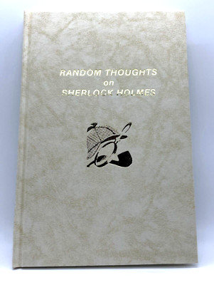 Random Thoughts on Sherlock Holmes faux leather gold colored gilding journal-image