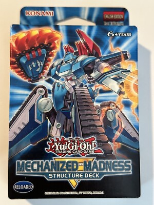 YuGiOh Mechanized Madness Structure Deck English 1st Edition 2020 SEALED-image