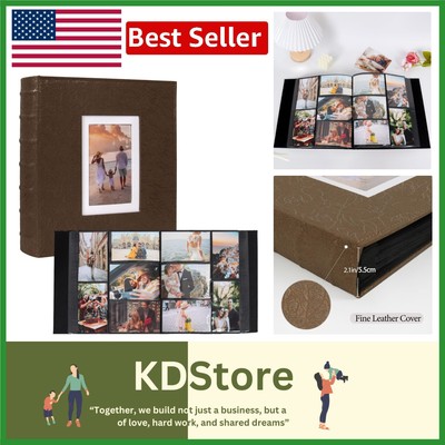 Large Capacity 4x6 Photo Album – 600 Pockets for Family Memories & Celebrations-image