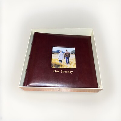 Our Journey Photo Album With Every Step Love Grows Holds 4”x 6” Photos, In Box-image