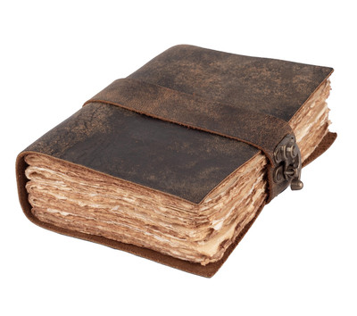 Leather Bound Vintage Journal for Women & Men - Book of Shadows - Lock Closur...-image