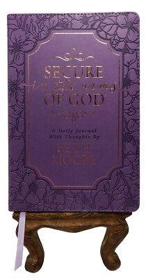 Secure in the Arms of God A Daily Journal by Beth Moore  Faux Leather Bookmark-image