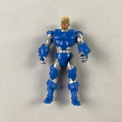 1994 Godzilla Force Master Sergeant Blue Trendmaster Toy Action Figure Vintage-image