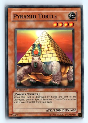 Yu-Gi-Oh Pyramid Turtle #SDZW-EN007 Structure Deck: Zombie World tcg LP-image