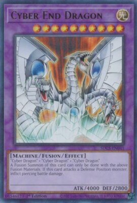 Cyber End Dragon - SDCS-EN041 - Ultra Rare - 1st Edition NM YuGiOh!  Structure D-image