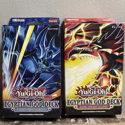 YuGiOh EGYPTIAN GOD DECKS: 1ST EDITION SLIFER & OBELISK - BOTH DECKS SEALED🔥-image
