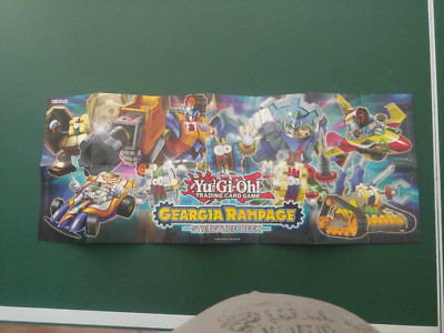 YU-GI-OH Geargia Rampage Structure Deck Fold-Out KONAMI Poster Insert **ONLY**-image