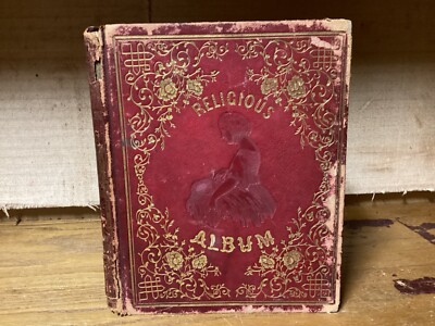C. 1856 Philadelphia Religious Friendship Album - With Plates & INscriptions-image