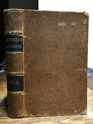 1854 The Life Of Samuel Johnson, Journal Of Tour To The Hebrides, James Boswell-image