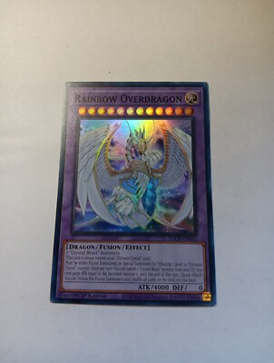 Yu-Gi-Oh! TCG Rainbow Overdragon Structure Deck: Legend of the Crystal Beasts...-image