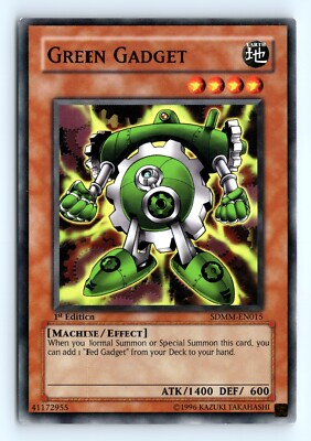 Yu-Gi-Uh Green Gadget #SDMM-EN015 Structure Deck: Machina Mayhem tcg LP-image