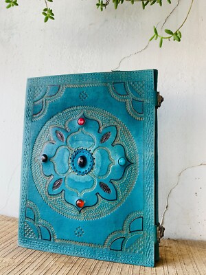 Goat Handmade Toxic Leather Journal Chakra 7Ston Journal Special Offer-image