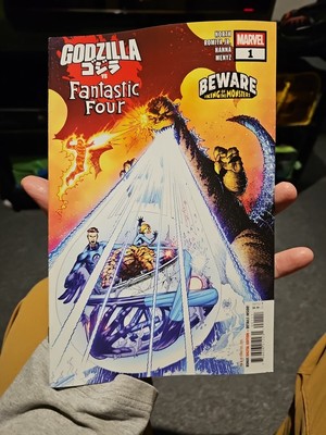 GODZILLA VS. FANTASTIC FOUR #1 1ST PRINT COVER A MARVEL 2025 NEW NM-image