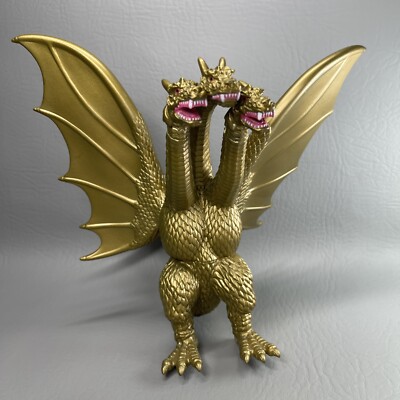 2014 Toho Godzilla King Ghidorah Gold 3 Headed Dragon Monster Toy Figure 7