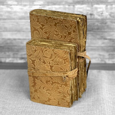 7x5 Handmade Leather Notebook Vintage Writing Journal For Women LeatherBound -image