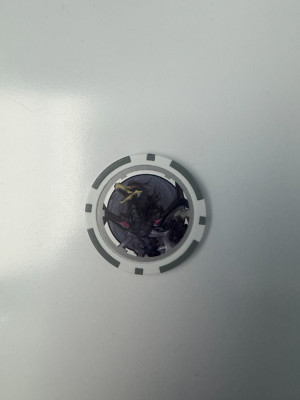 YuGiOh Duel Links Black Winged Dragon Limited Edition Poker Chip Prize Token New-image