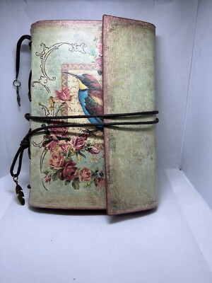 Angelicate Diary Antique Notebook Notepad PU Leather Vintage Date None Ring 25-image