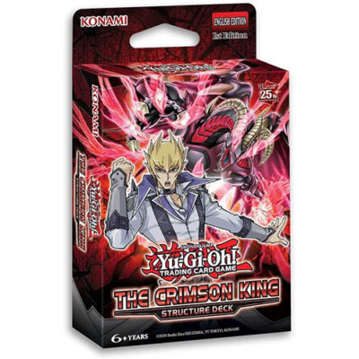 Yu-Gi-Oh Cards - Structure Deck - THE CRIMSON KING - New Factory Sealed-image
