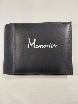 Dolgencorp Inc Photo Album Memories Keepsake Embroidery Memo Writing Black Cover-image