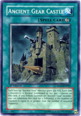 Yugioh! LP Ancient Gear Castle - SD10-EN023 - Common - Unlimited Edition Lightly-image