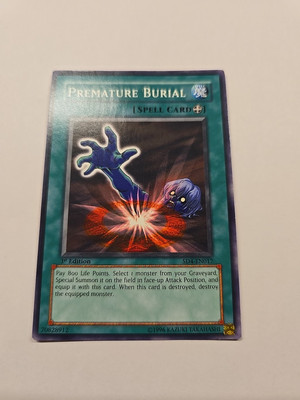 Premature Burial SD4-EN017 Structure Deck: Fury from the Deep 1st Edition-image