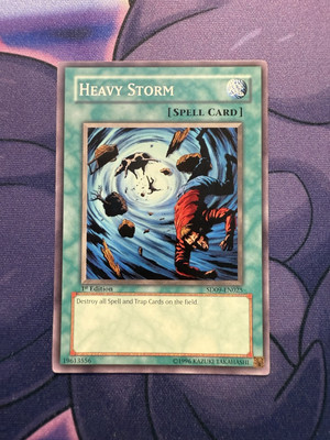 Heavy Storm SD09-EN025 - Structure Deck - LP Yugioh Card-image