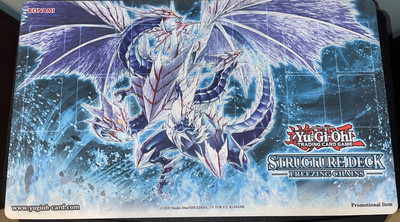 Yugioh Trishula Playmat Structure Deck: Freezing Chains Win-A-Mat Official-image
