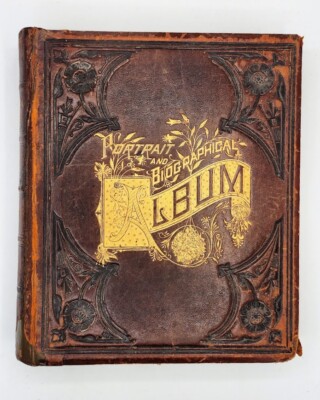 Portrait and Biographical Album Mecosta County Michigan 1883 Leatherbound-image