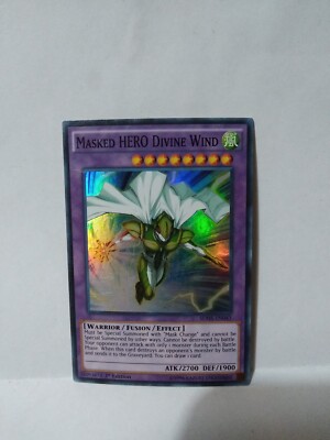 Yu-Gi-Oh! TCG Masked HERO Divine Wind HERO Strike Structure Deck SDHS-EN043 1st…-image