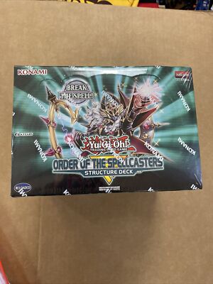 Yugioh Order of the Spellcasters Structure Deck Box 1st Edition Factory Sealed-image
